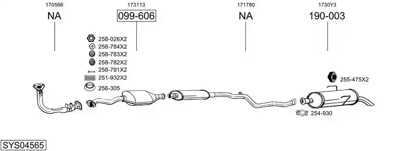 BOSAL SYS04565