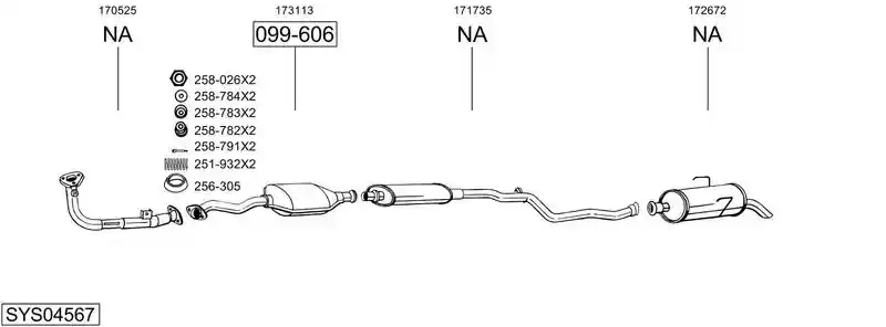 BOSAL SYS04567