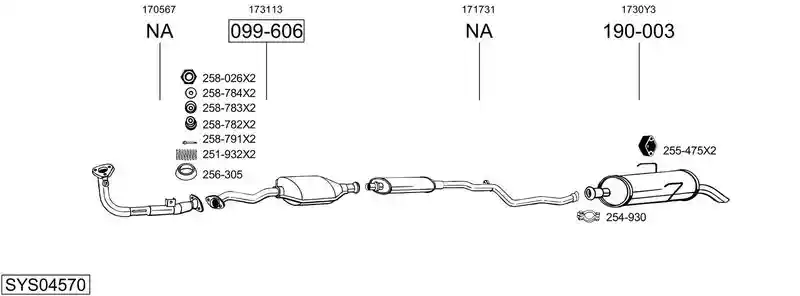 BOSAL SYS04570