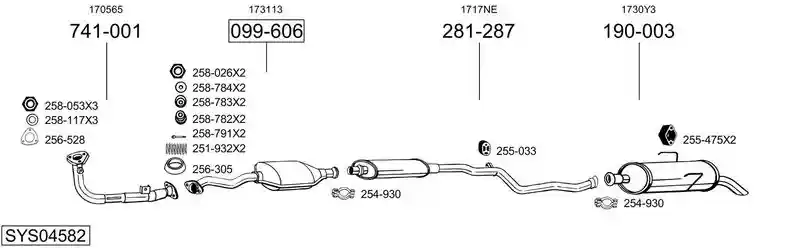 BOSAL SYS04582