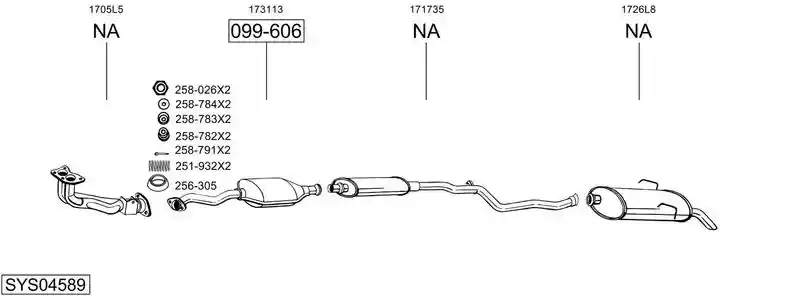 BOSAL SYS04589
