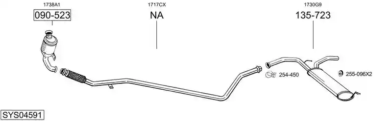 BOSAL SYS04591