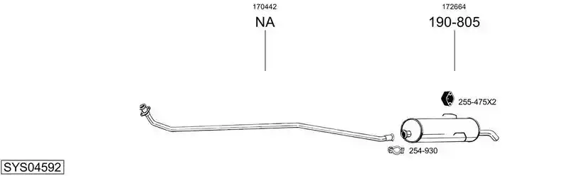 BOSAL SYS04592