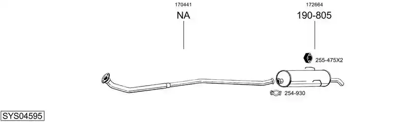 BOSAL SYS04595