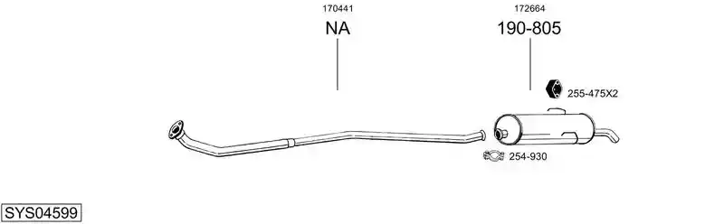 BOSAL SYS04599