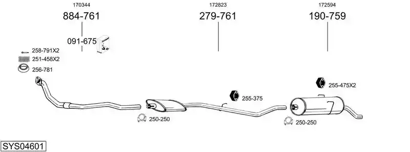 BOSAL SYS04601
