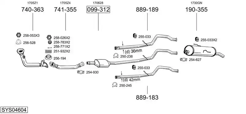 BOSAL SYS04604