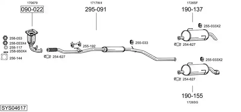 BOSAL SYS04617