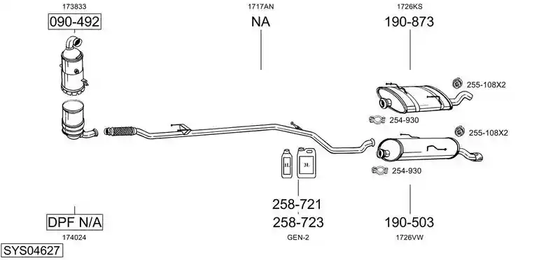 BOSAL SYS04627