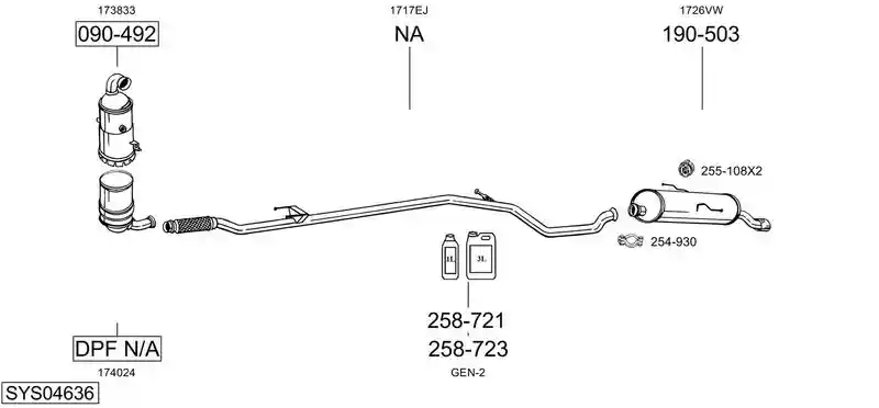 BOSAL SYS04636