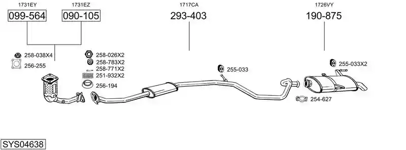 BOSAL SYS04638