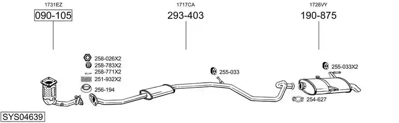 BOSAL SYS04639