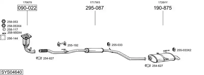 BOSAL SYS04640