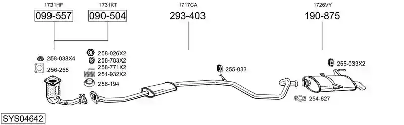 BOSAL SYS04642