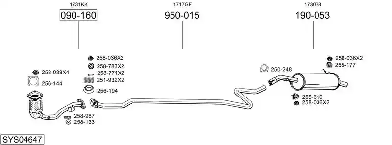 BOSAL SYS04647
