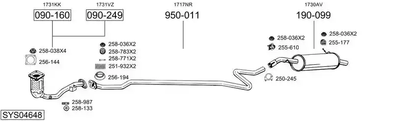 BOSAL SYS04648