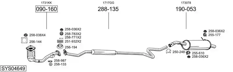 BOSAL SYS04649