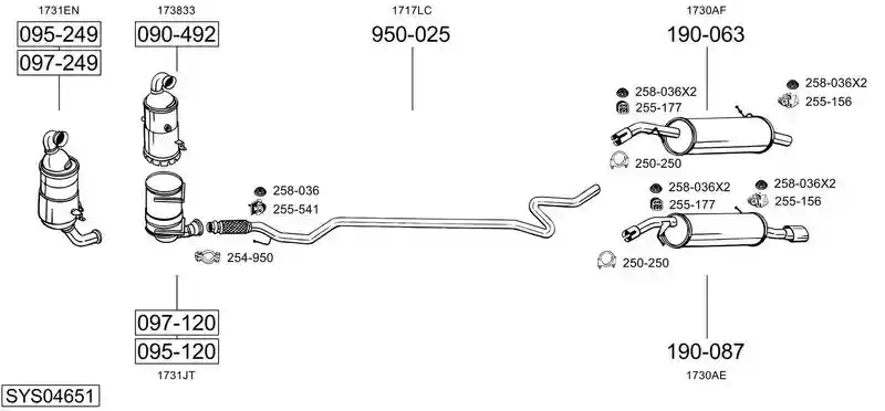 BOSAL SYS04651