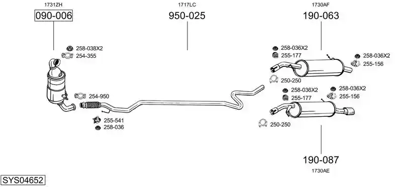 BOSAL SYS04652