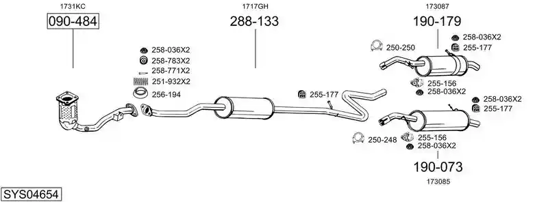 BOSAL SYS04654