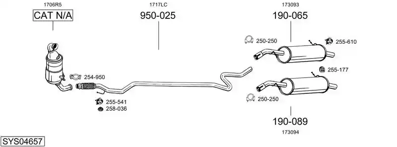 BOSAL SYS04657