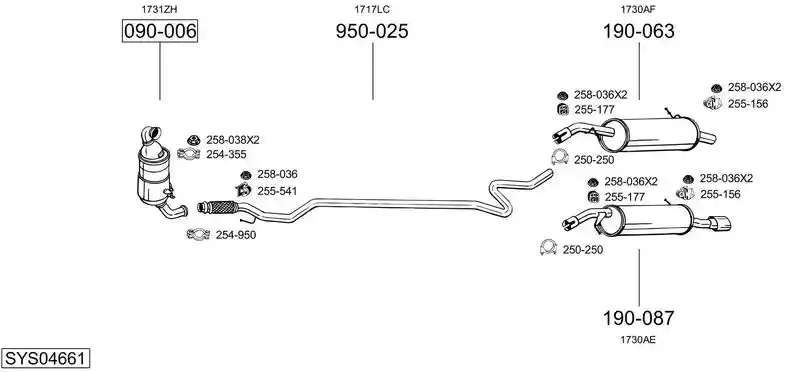 BOSAL SYS04661