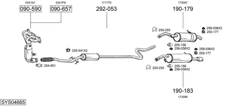 BOSAL SYS04665