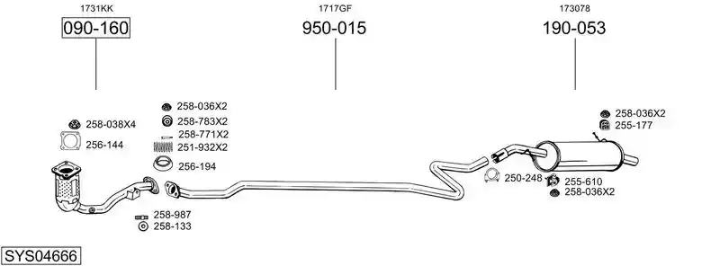 BOSAL SYS04666