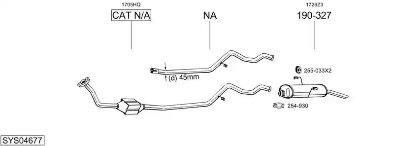 BOSAL SYS04677