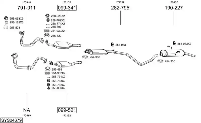 BOSAL SYS04679