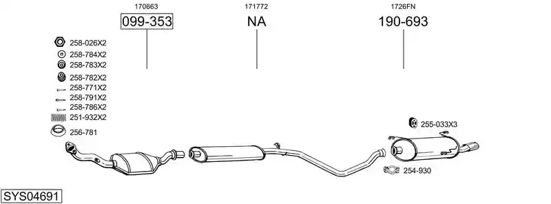 BOSAL SYS04691