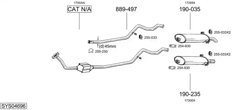BOSAL SYS04696
