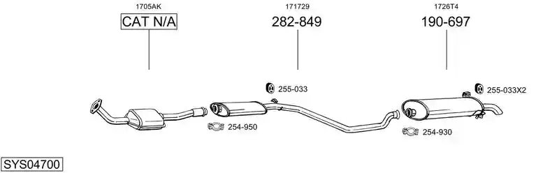 BOSAL SYS04700