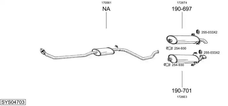BOSAL SYS04703