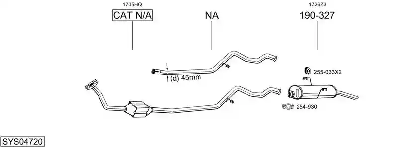 BOSAL SYS04720