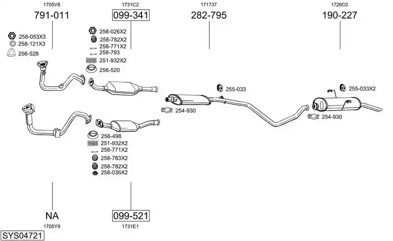 BOSAL SYS04721