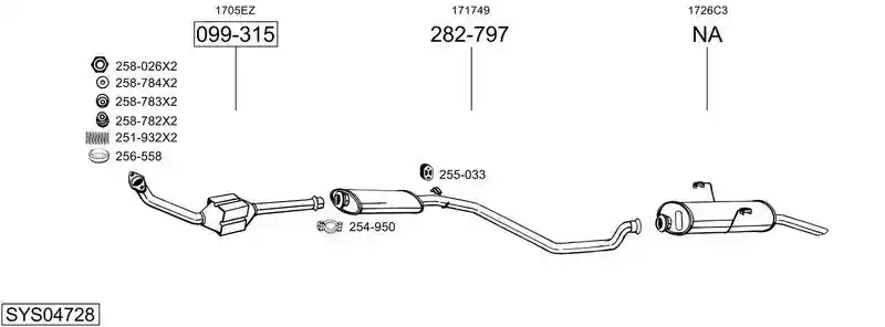 BOSAL SYS04728