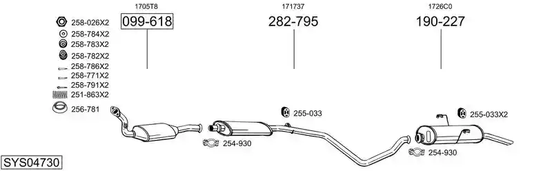 BOSAL SYS04730