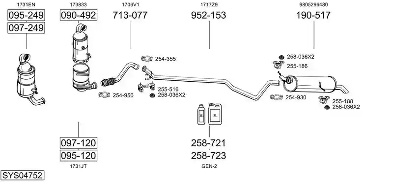 BOSAL SYS04752