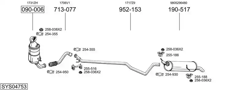BOSAL SYS04753