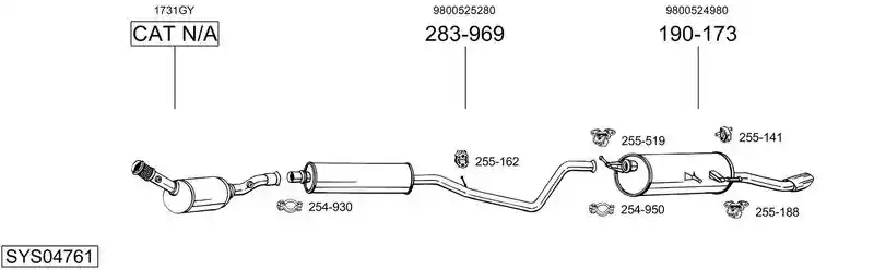 BOSAL SYS04761