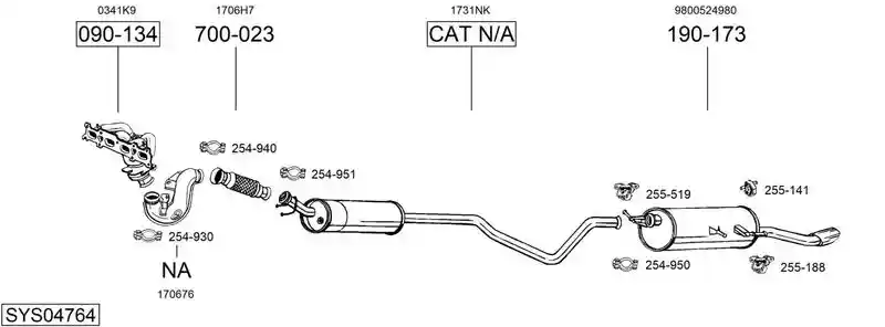 BOSAL SYS04764