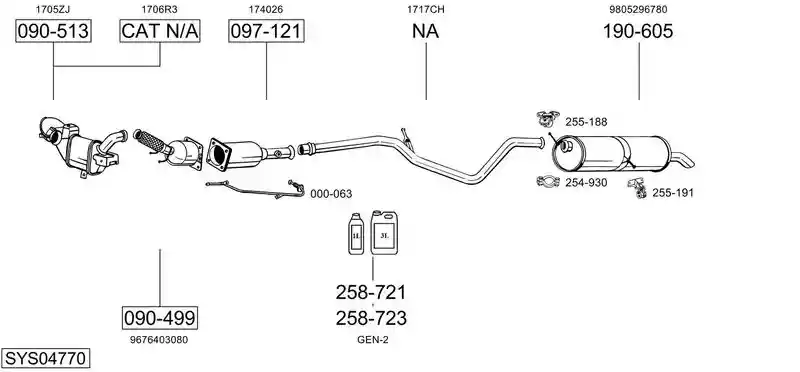 BOSAL SYS04770