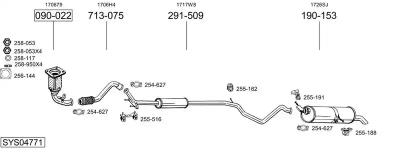 BOSAL SYS04771