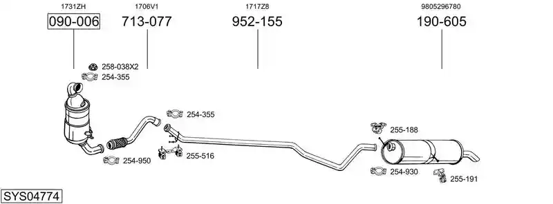 BOSAL SYS04774