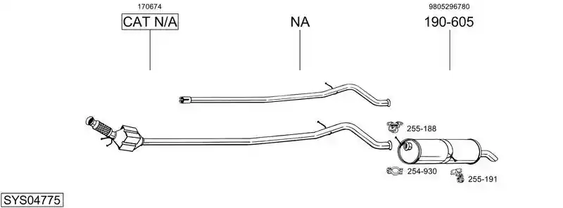 BOSAL SYS04775