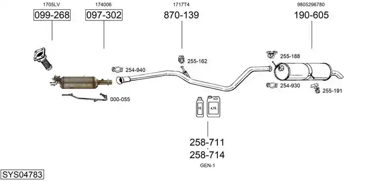 BOSAL SYS04783