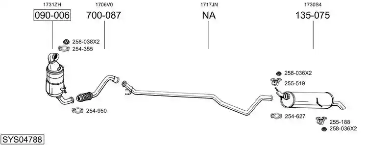 BOSAL SYS04788