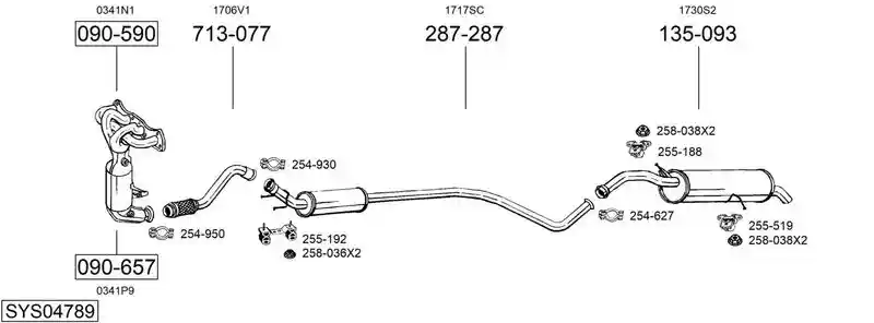 BOSAL SYS04789