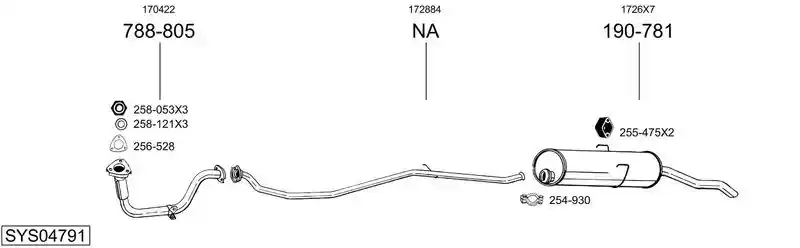BOSAL SYS04791